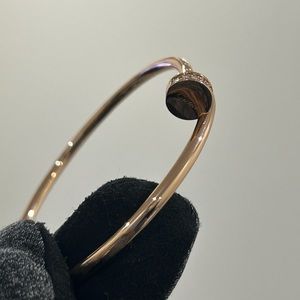 Nail bangle rose gold mirrors JUSTE UN CLOU BRACELETS